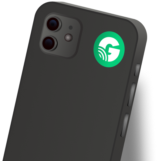 phone with ginko tag